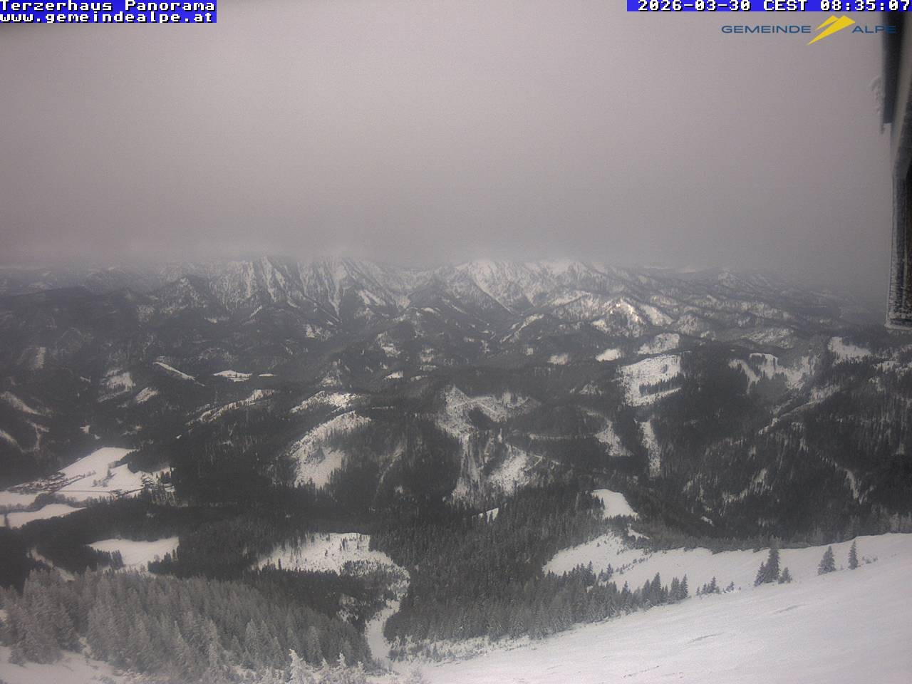 Archiv Foto Webcam Gemeindealpe Mitterbach Panorama Terzerhaus