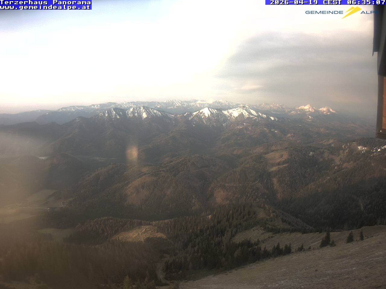 Archiv Foto Webcam Gemeindealpe Mitterbach Panorama Terzerhaus