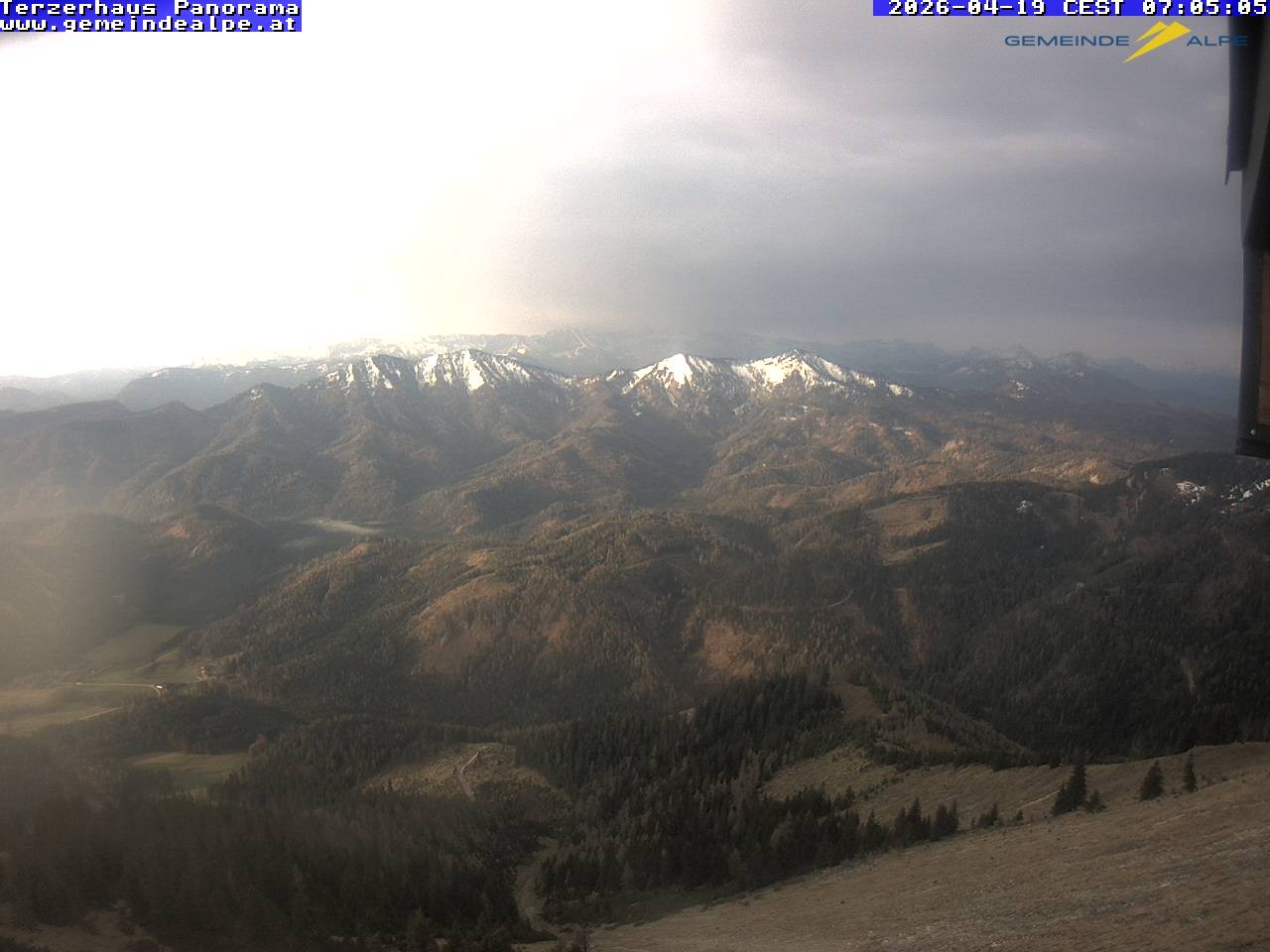 Archiv Foto Webcam Gemeindealpe Mitterbach Panorama Terzerhaus