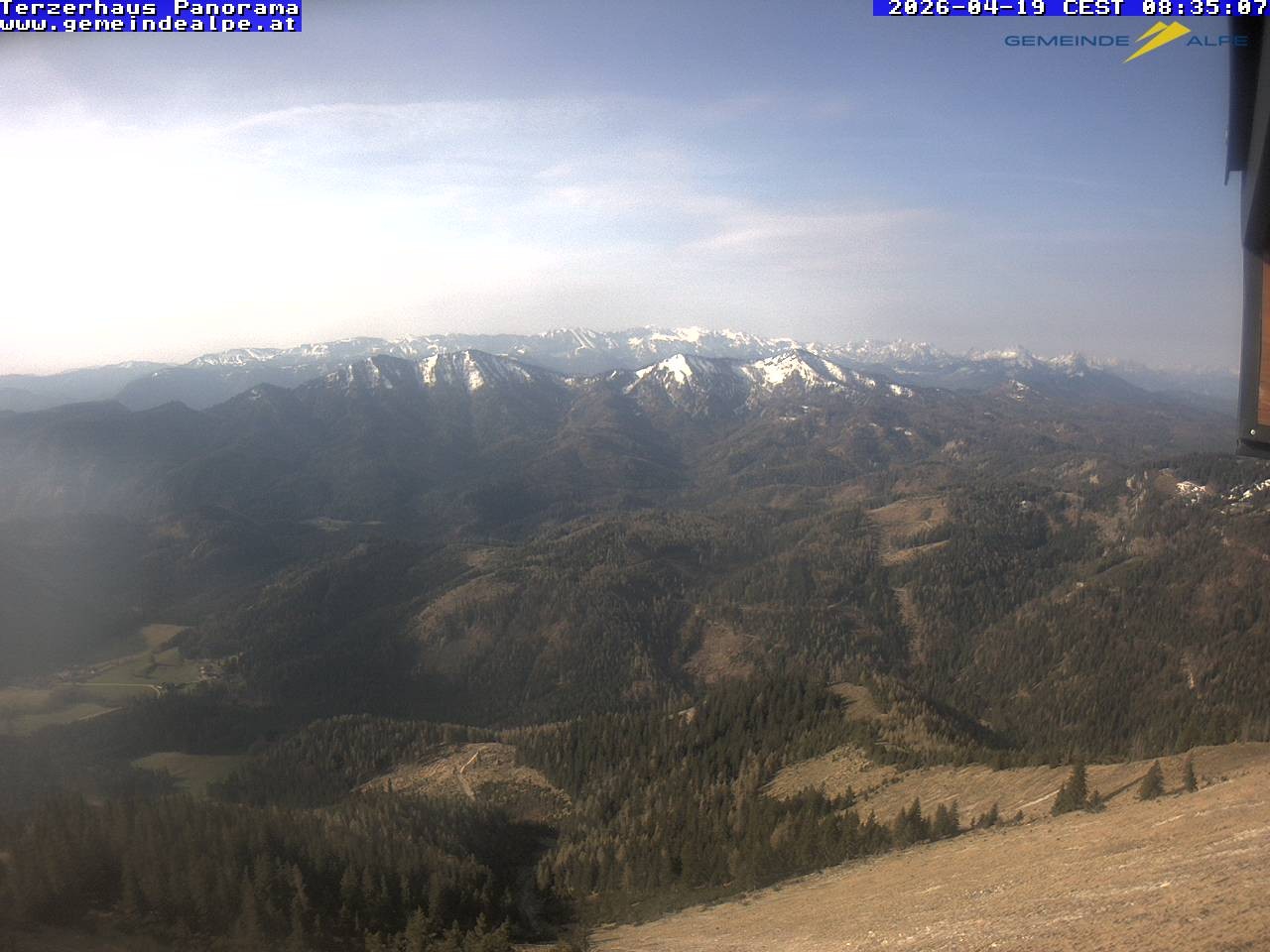 Archiv Foto Webcam Gemeindealpe Mitterbach Panorama Terzerhaus