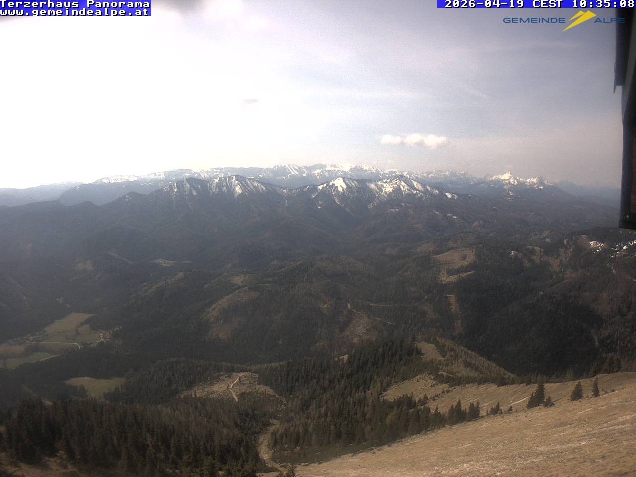 Archiv Foto Webcam Gemeindealpe Mitterbach Panorama Terzerhaus