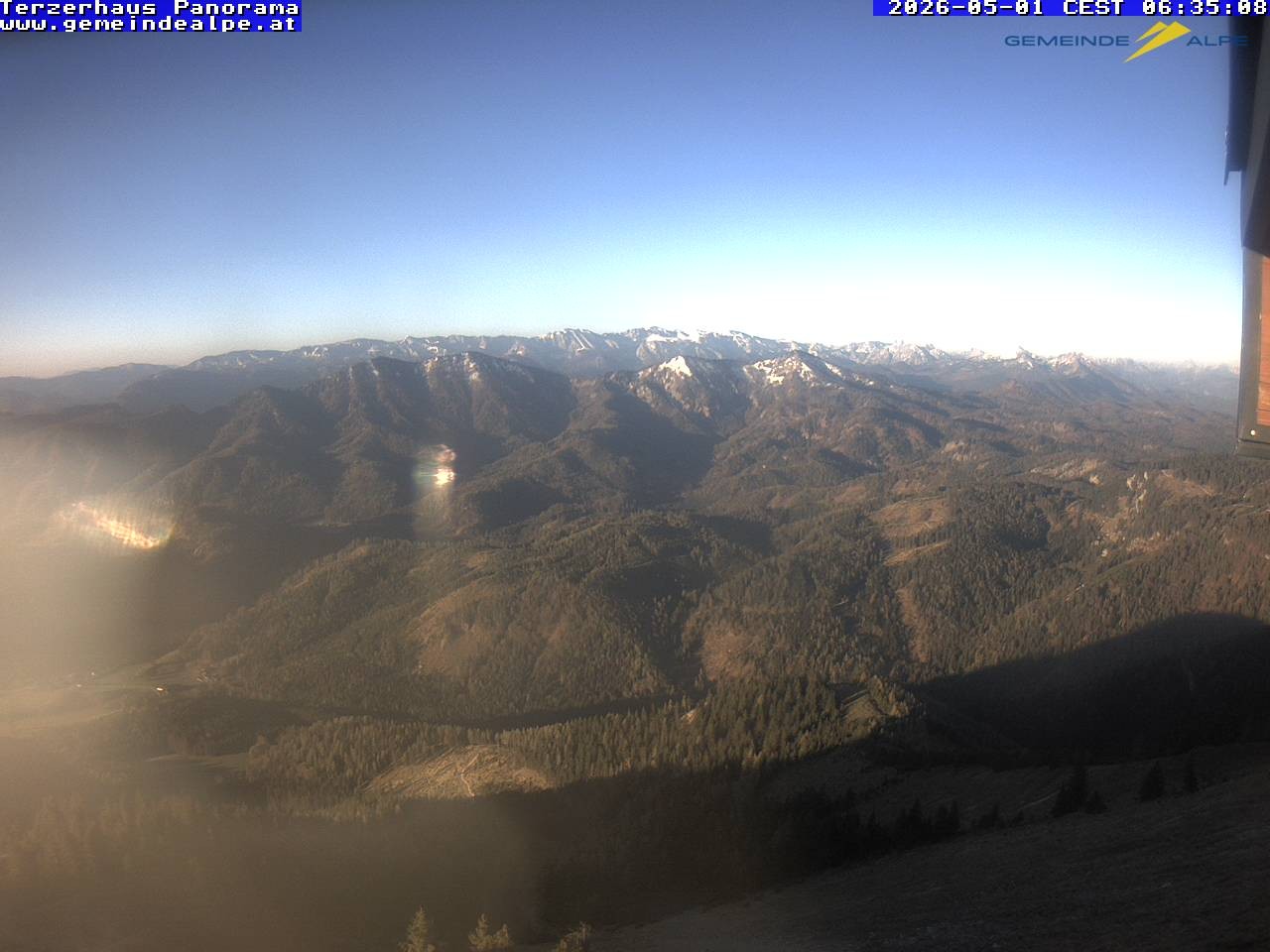 Archiv Foto Webcam Gemeindealpe Mitterbach Panorama Terzerhaus
