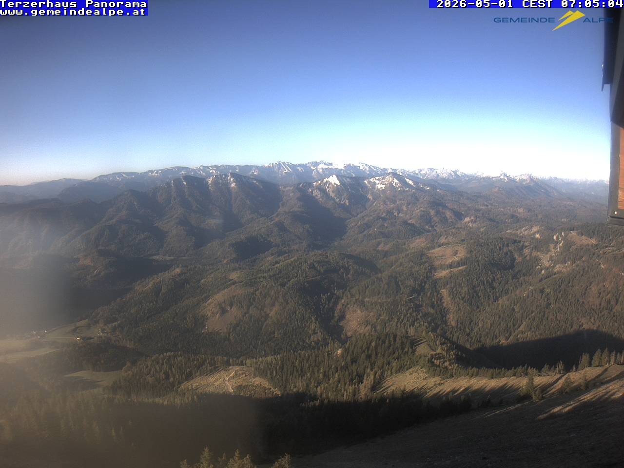 Archiv Foto Webcam Gemeindealpe Mitterbach Panorama Terzerhaus