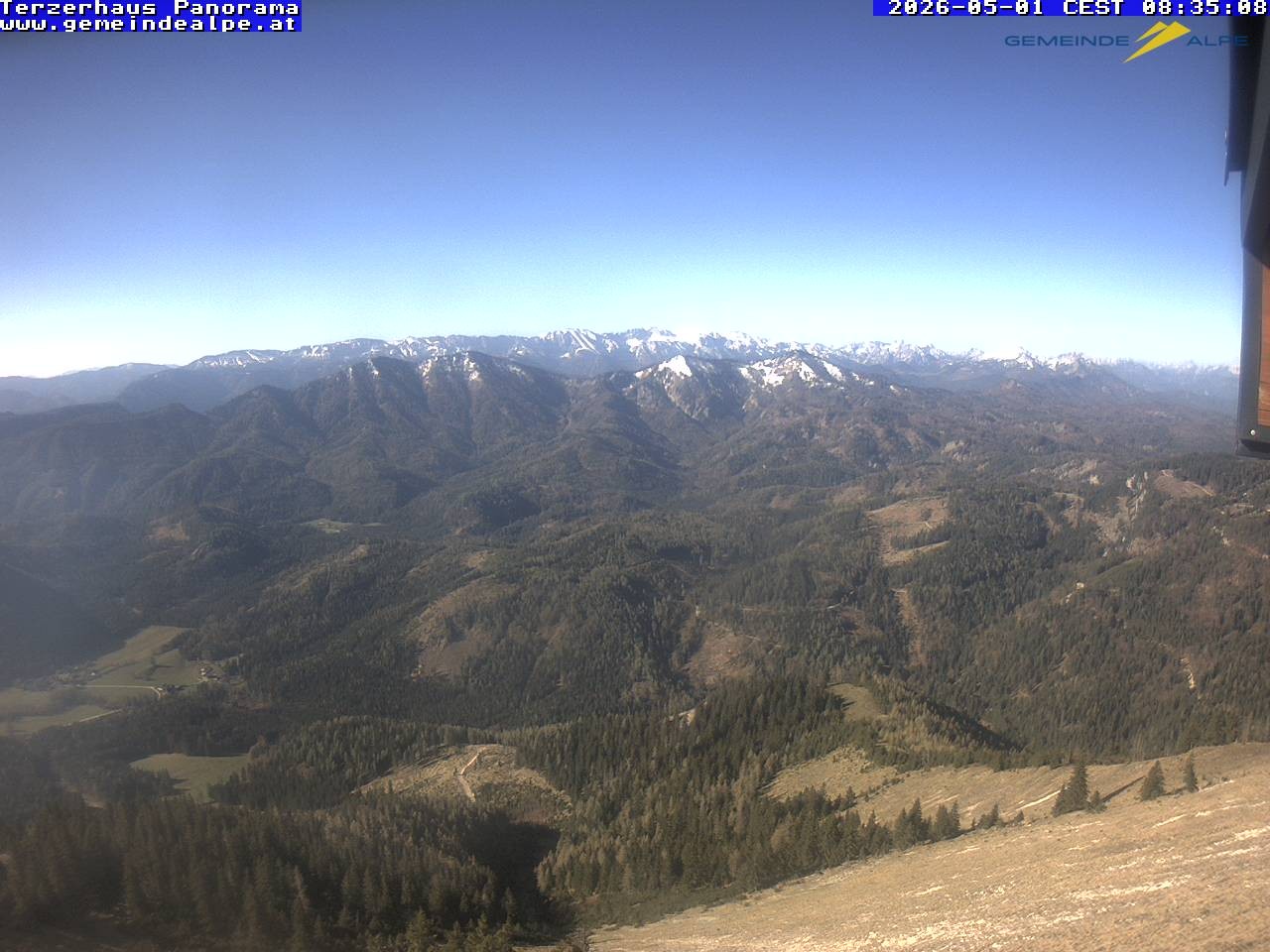 Archiv Foto Webcam Gemeindealpe Mitterbach Panorama Terzerhaus