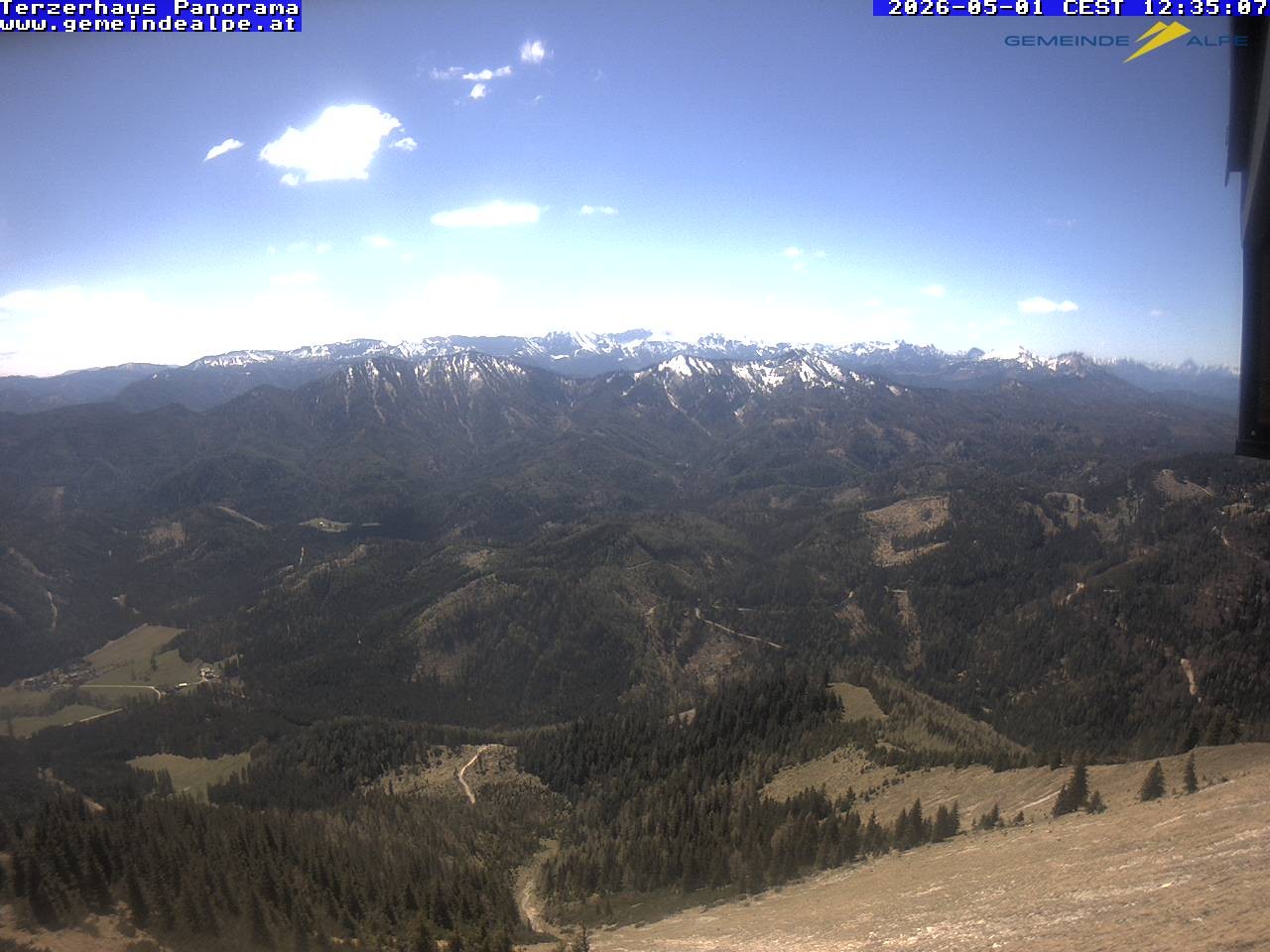 Archiv Foto Webcam Gemeindealpe Mitterbach Panorama Terzerhaus
