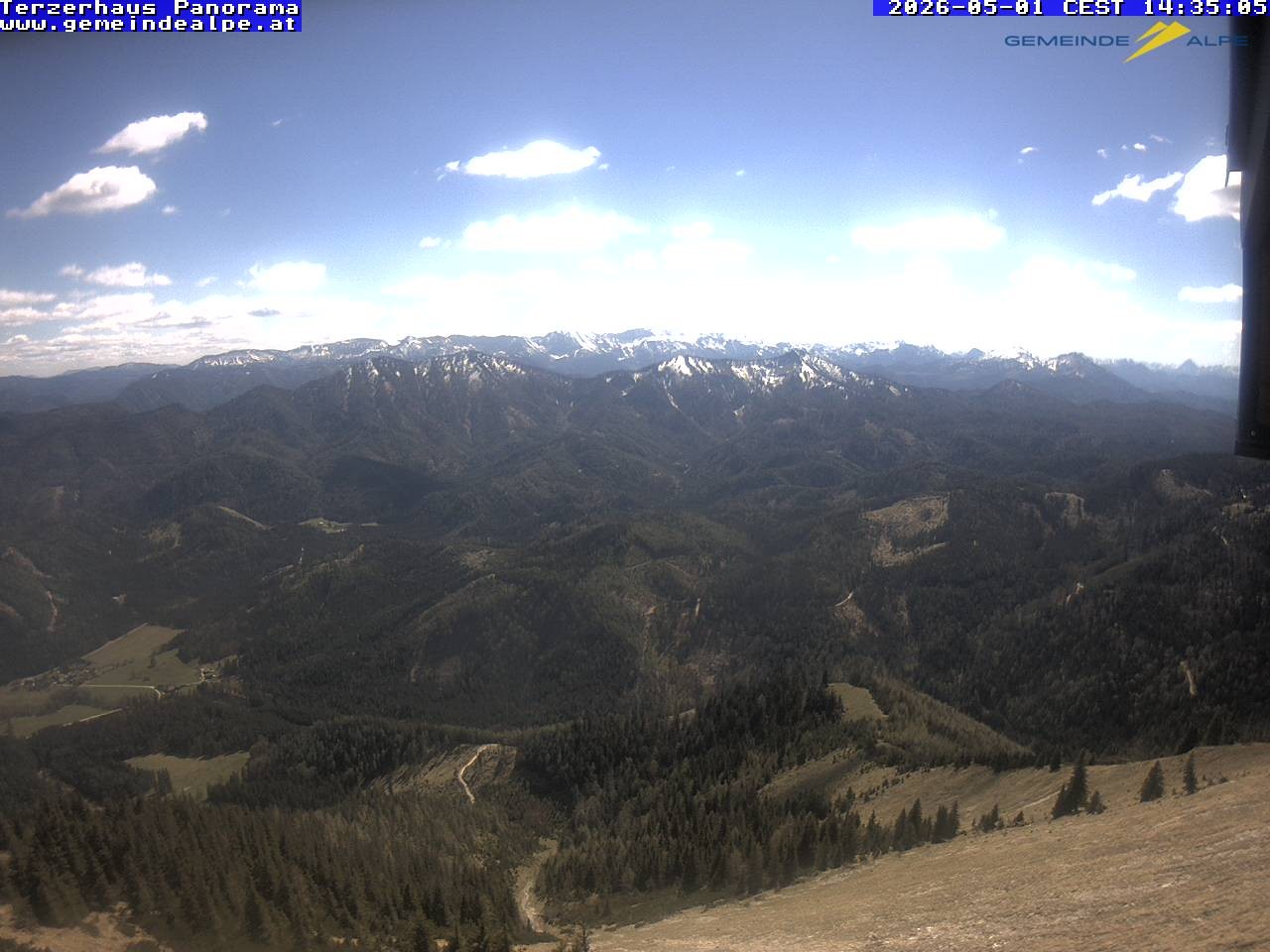 Archiv Foto Webcam Gemeindealpe Mitterbach Panorama Terzerhaus