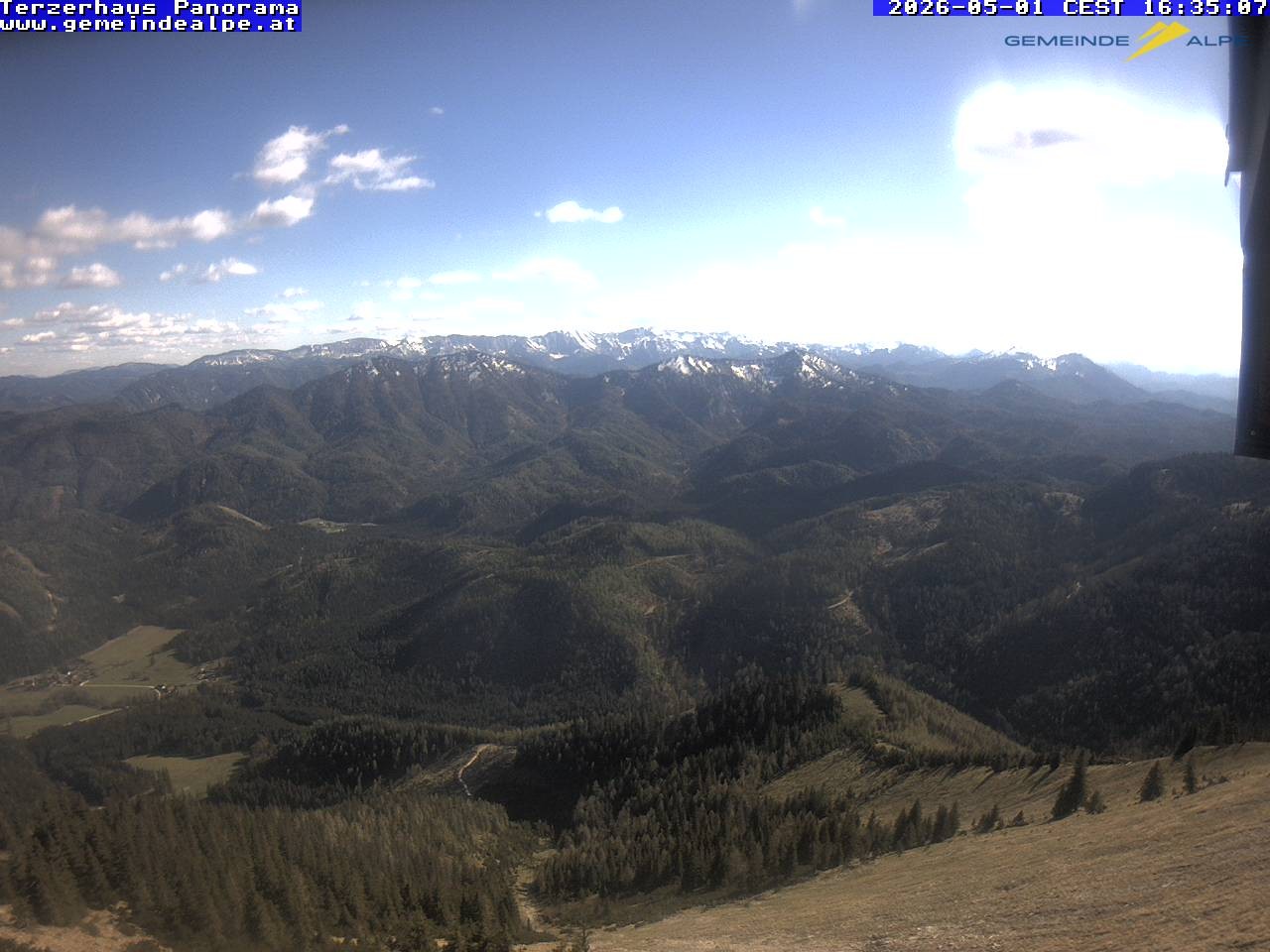 Archiv Foto Webcam Gemeindealpe Mitterbach Panorama Terzerhaus