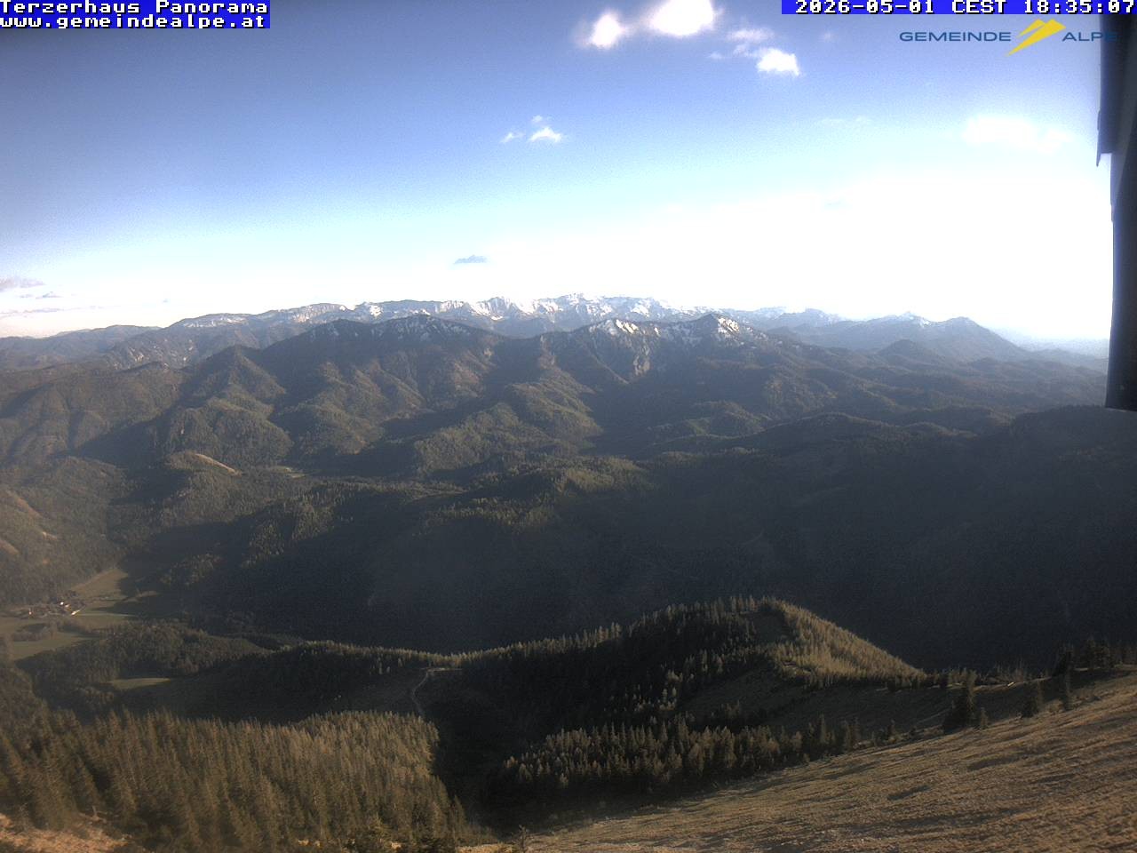 Archiv Foto Webcam Gemeindealpe Mitterbach Panorama Terzerhaus