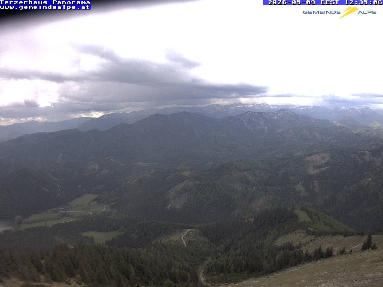 Archiv Foto Webcam Gemeindealpe Mitterbach Panorama Terzerhaus