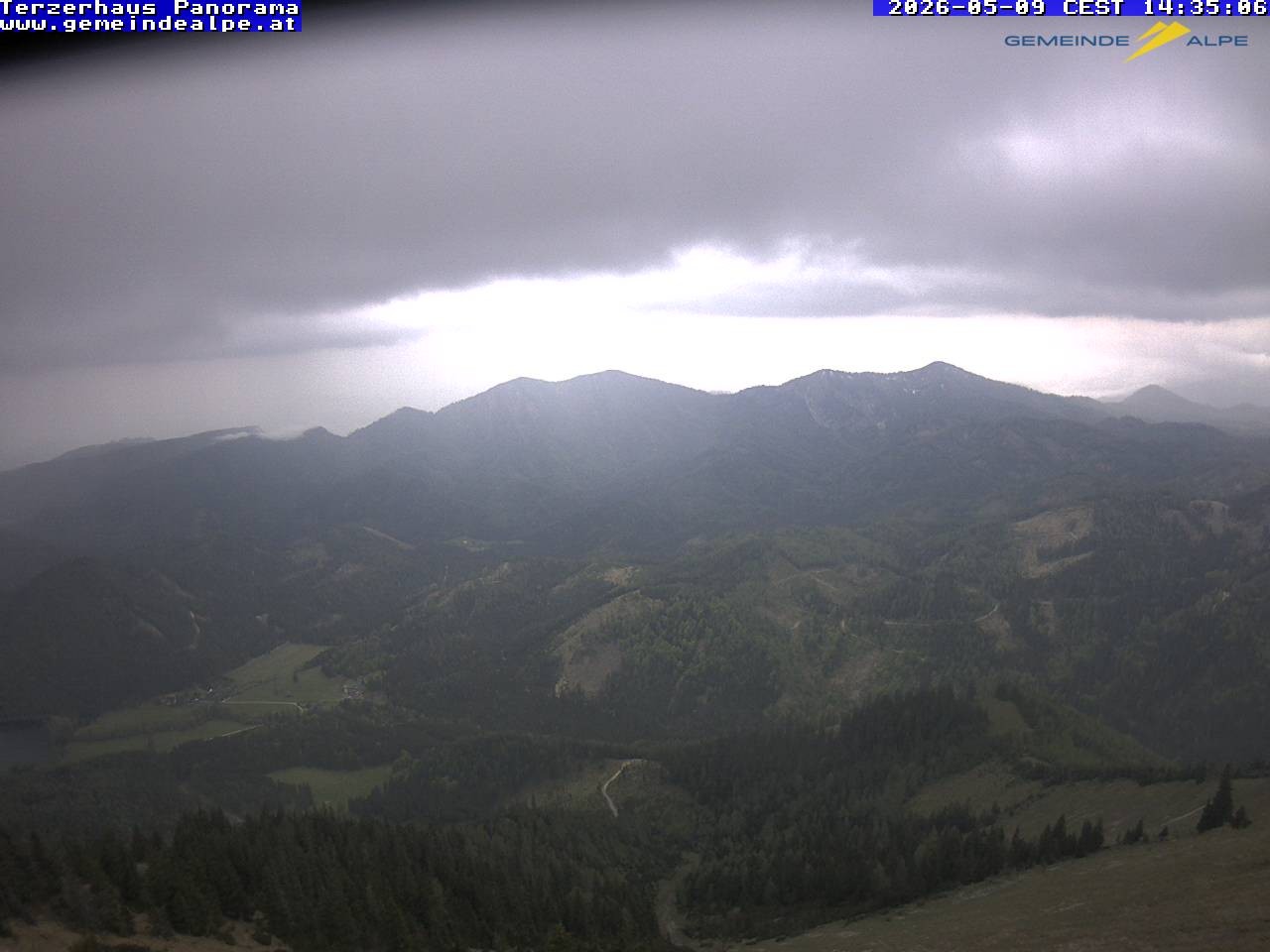 Archiv Foto Webcam Gemeindealpe Mitterbach Panorama Terzerhaus