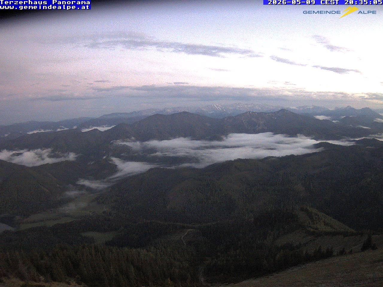Archiv Foto Webcam Gemeindealpe Mitterbach Panorama Terzerhaus