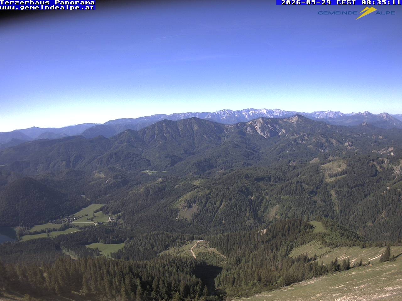 Archiv Foto Webcam Gemeindealpe Mitterbach Panorama Terzerhaus
