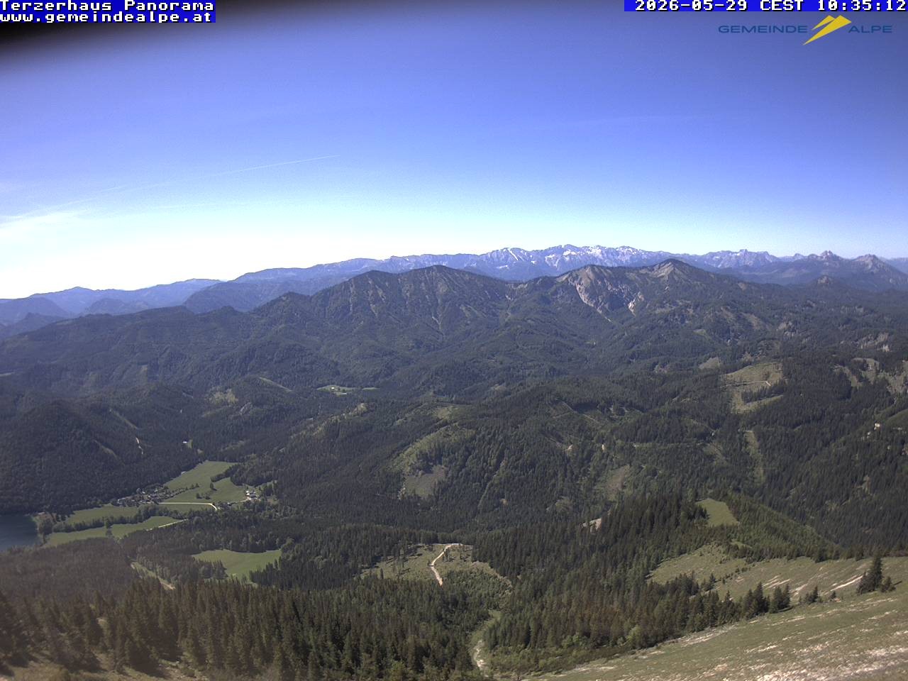 Archiv Foto Webcam Gemeindealpe Mitterbach Panorama Terzerhaus