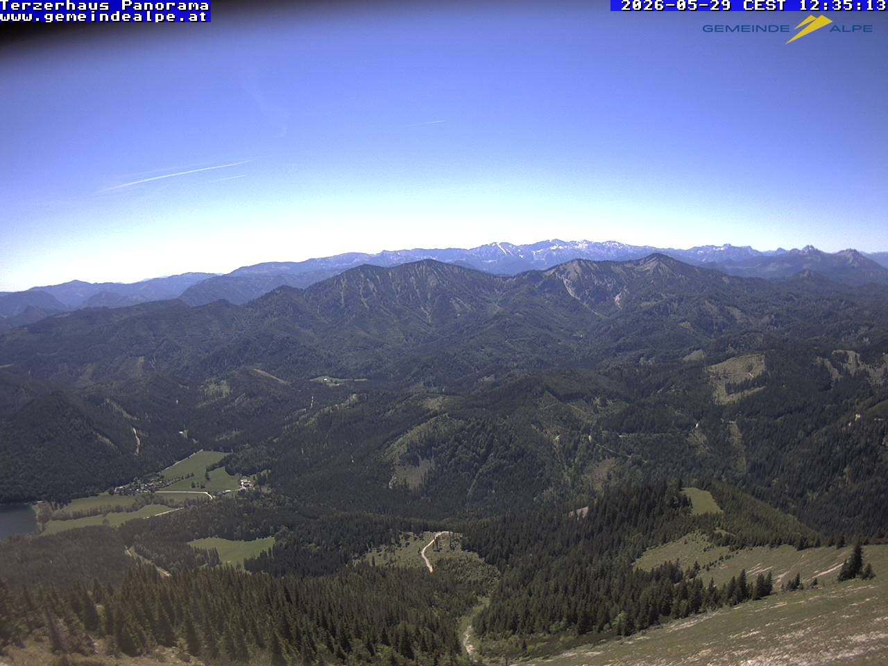 Archiv Foto Webcam Gemeindealpe Mitterbach Panorama Terzerhaus