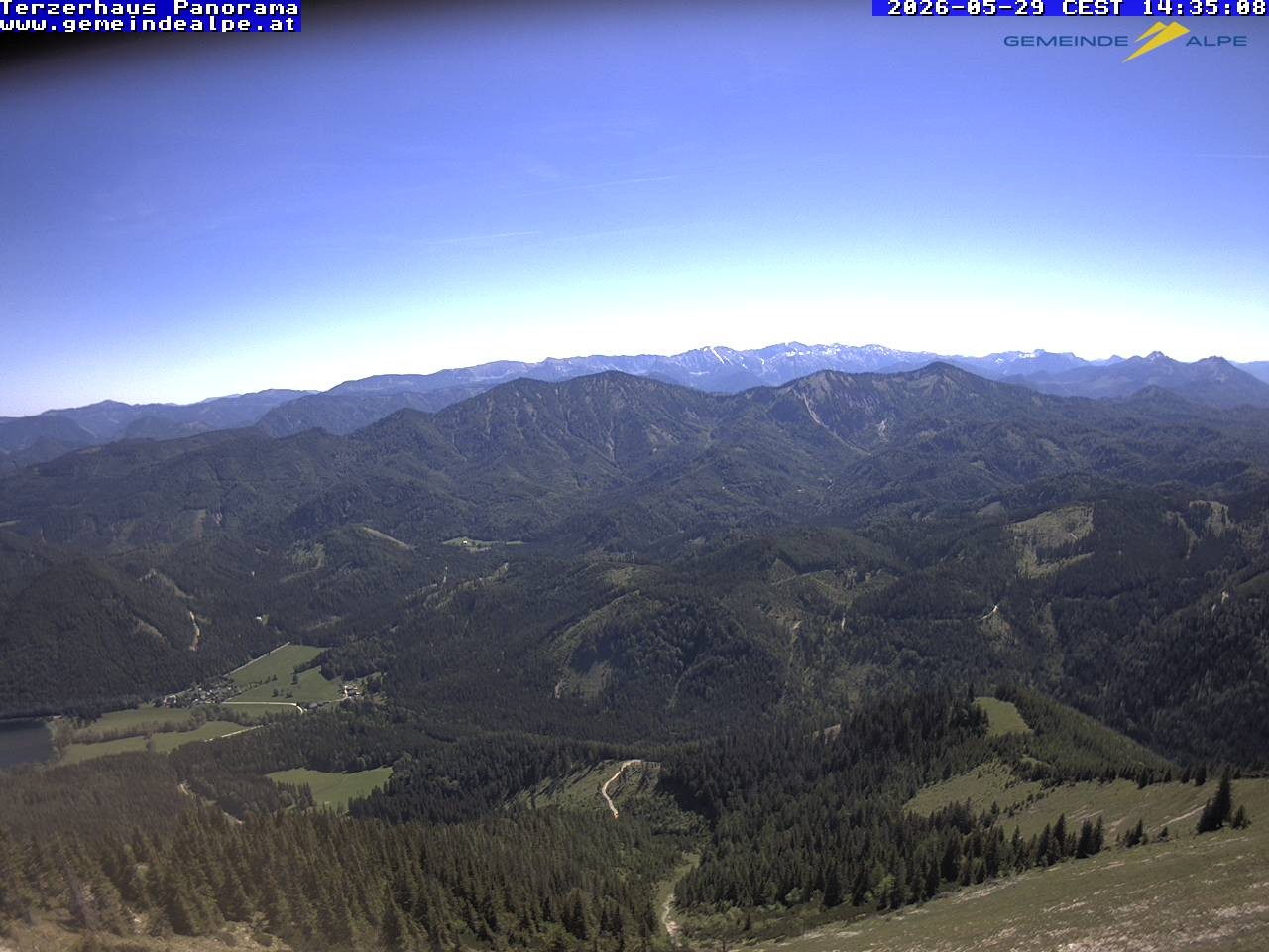 Archiv Foto Webcam Gemeindealpe Mitterbach Panorama Terzerhaus