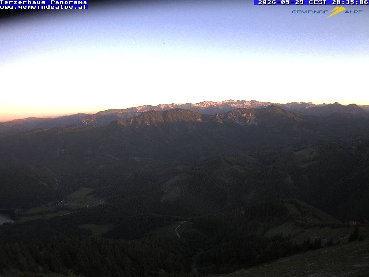 Archiv Foto Webcam Gemeindealpe Mitterbach Panorama Terzerhaus
