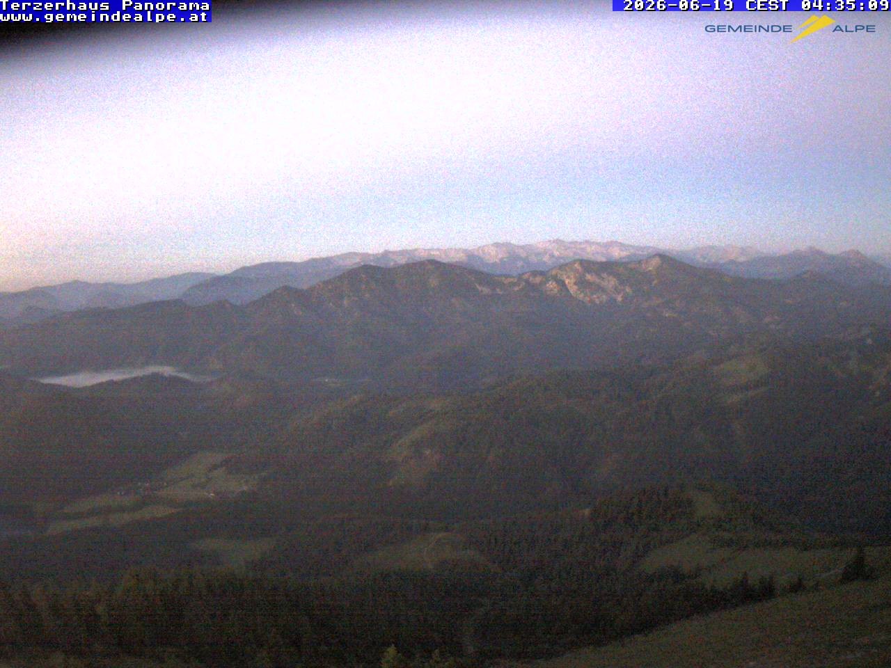 Archiv Foto Webcam Gemeindealpe Mitterbach Panorama Terzerhaus