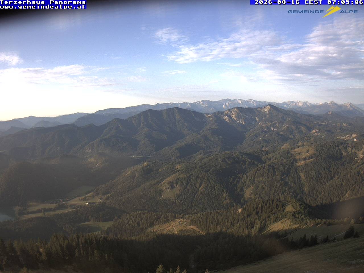 Archiv Foto Webcam Gemeindealpe Mitterbach Panorama Terzerhaus