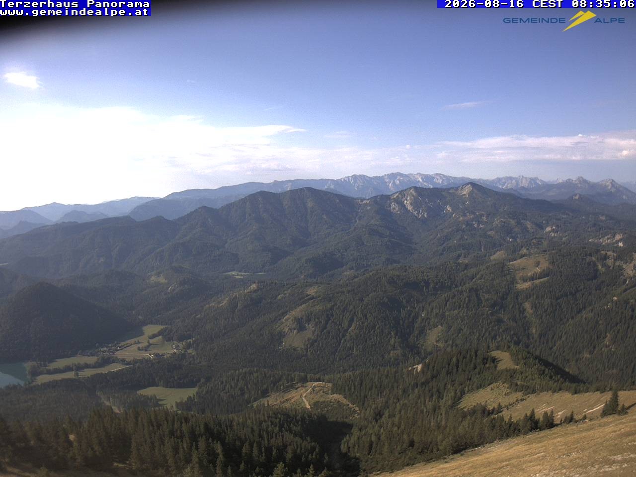 Archiv Foto Webcam Gemeindealpe Mitterbach Panorama Terzerhaus