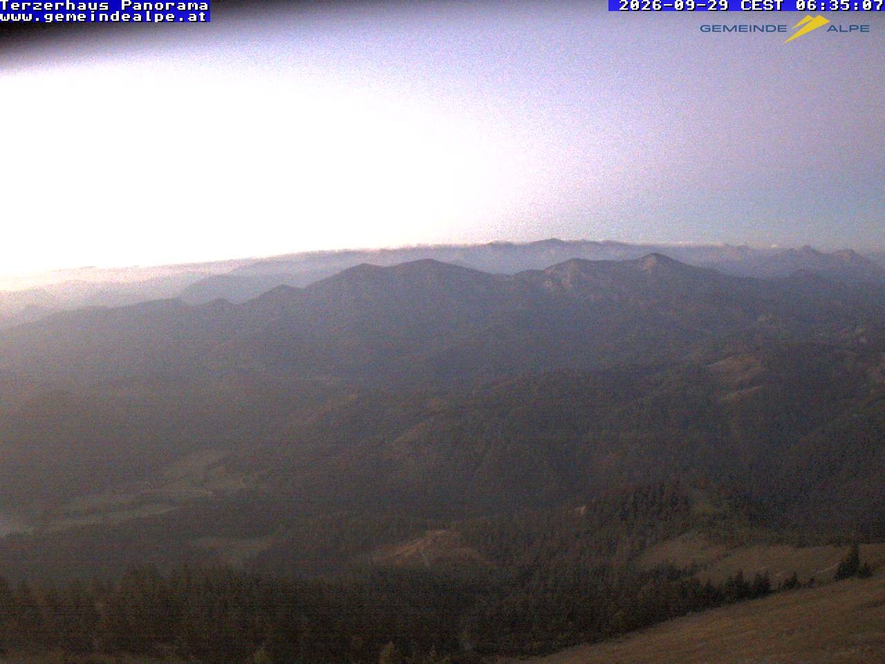 Archiv Foto Webcam Gemeindealpe Mitterbach Panorama Terzerhaus