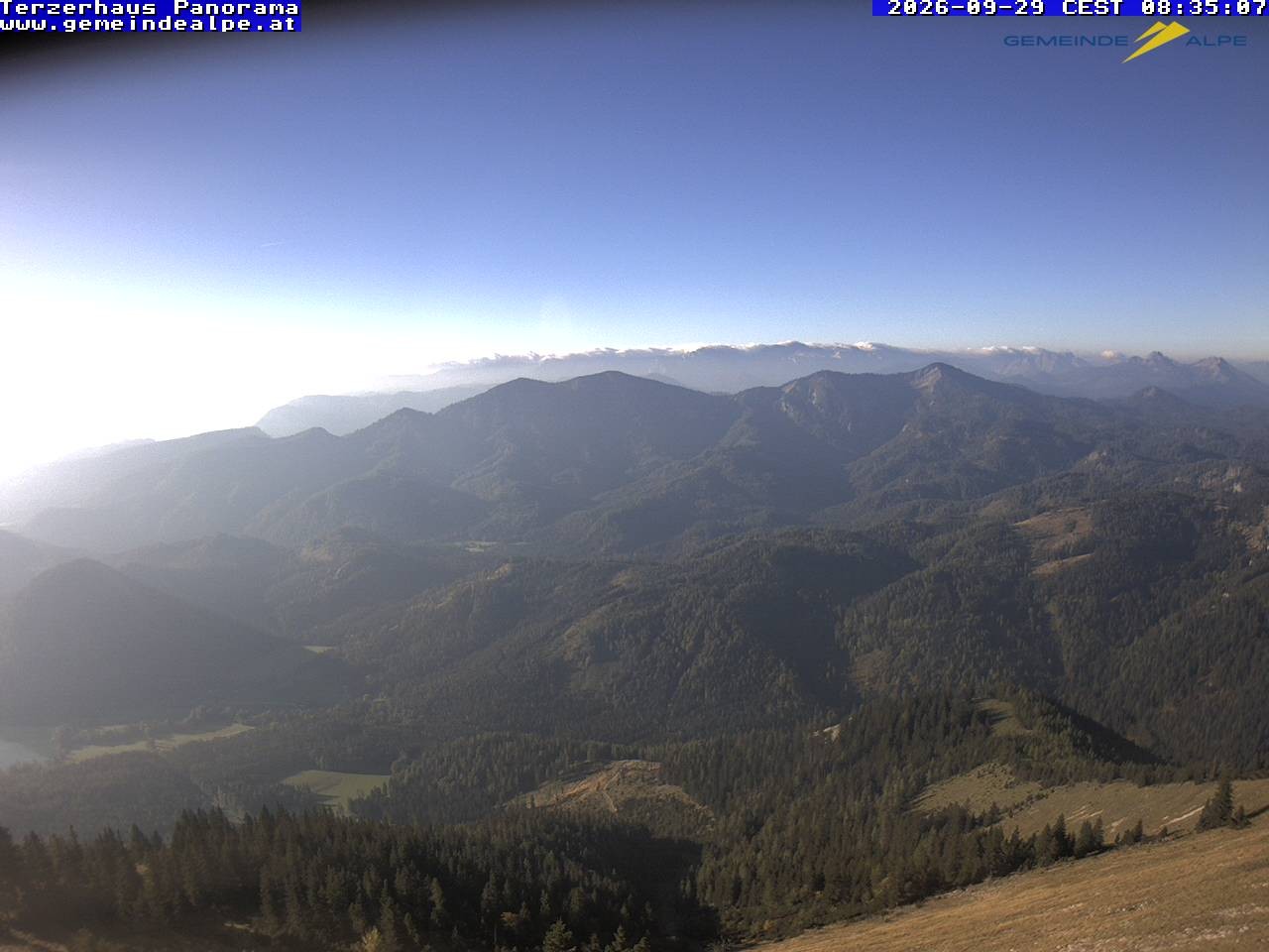 Archiv Foto Webcam Gemeindealpe Mitterbach Panorama Terzerhaus