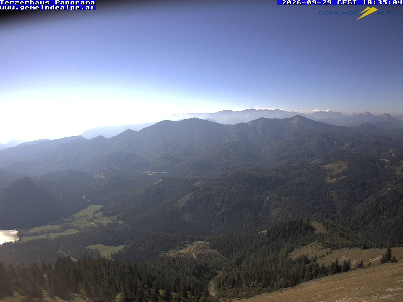Archiv Foto Webcam Gemeindealpe Mitterbach Panorama Terzerhaus