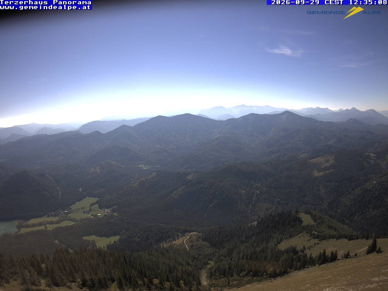 Archiv Foto Webcam Gemeindealpe Mitterbach Panorama Terzerhaus