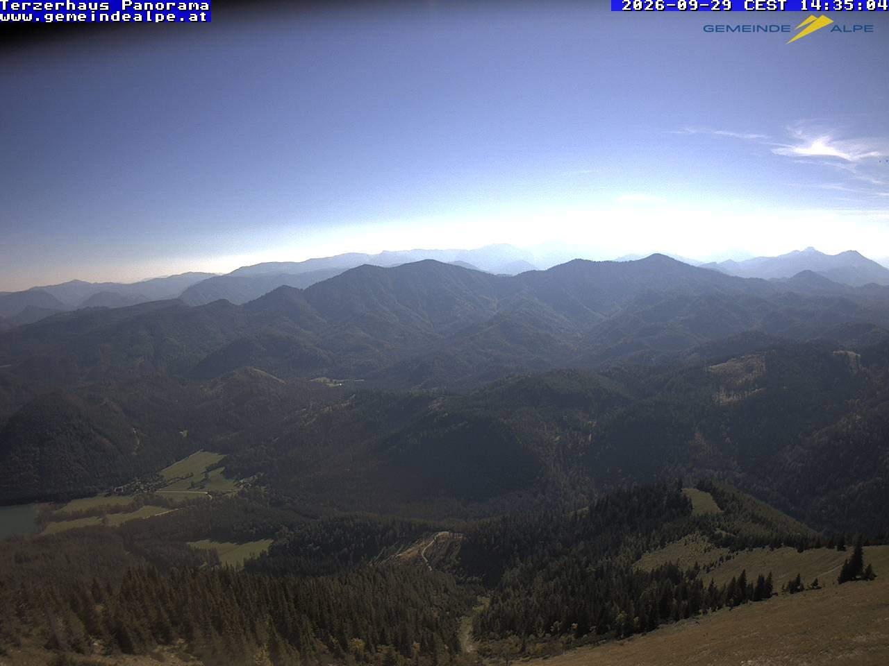 Archiv Foto Webcam Gemeindealpe Mitterbach Panorama Terzerhaus