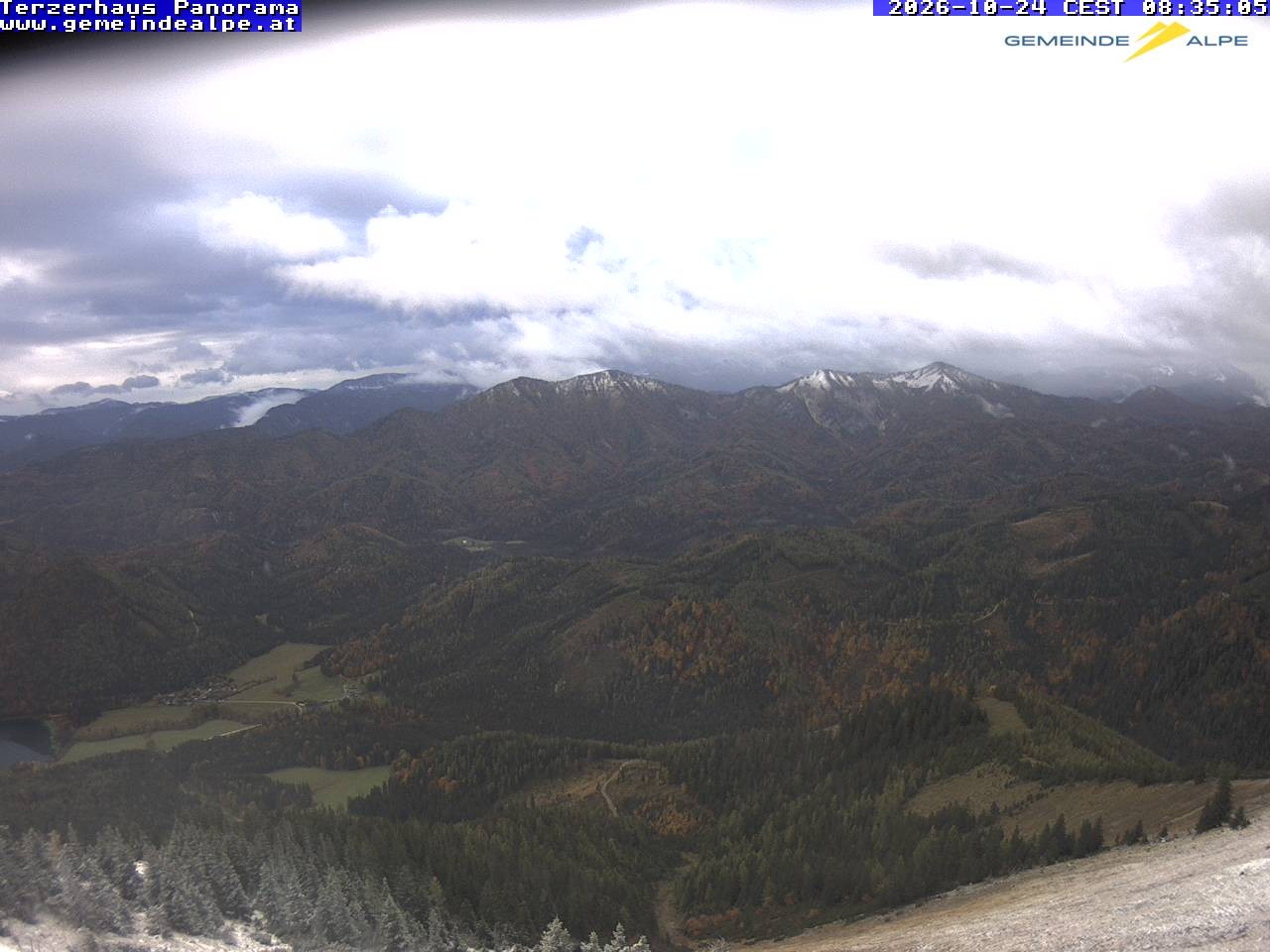 Archiv Foto Webcam Gemeindealpe Mitterbach Panorama Terzerhaus