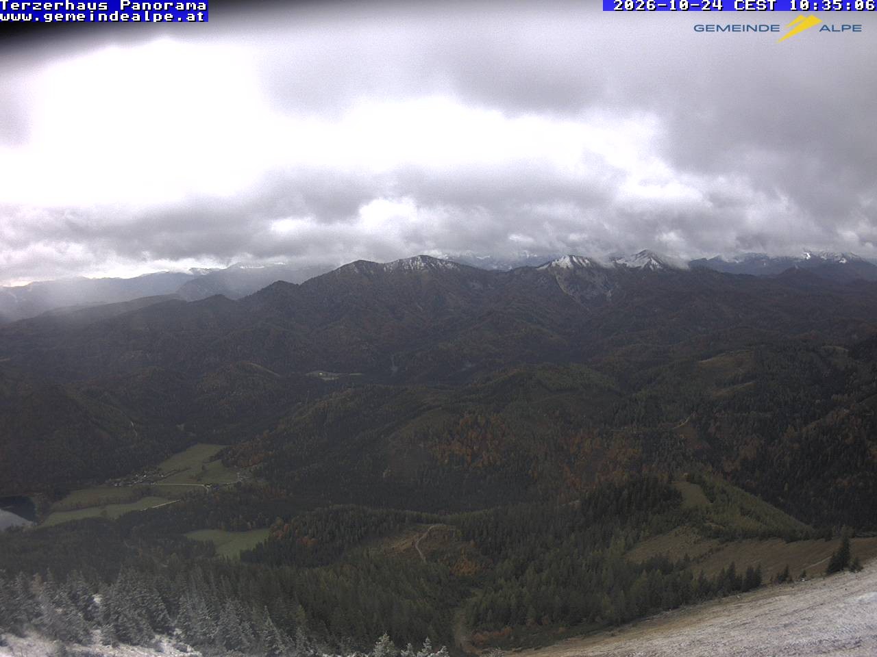 Archiv Foto Webcam Gemeindealpe Mitterbach Panorama Terzerhaus