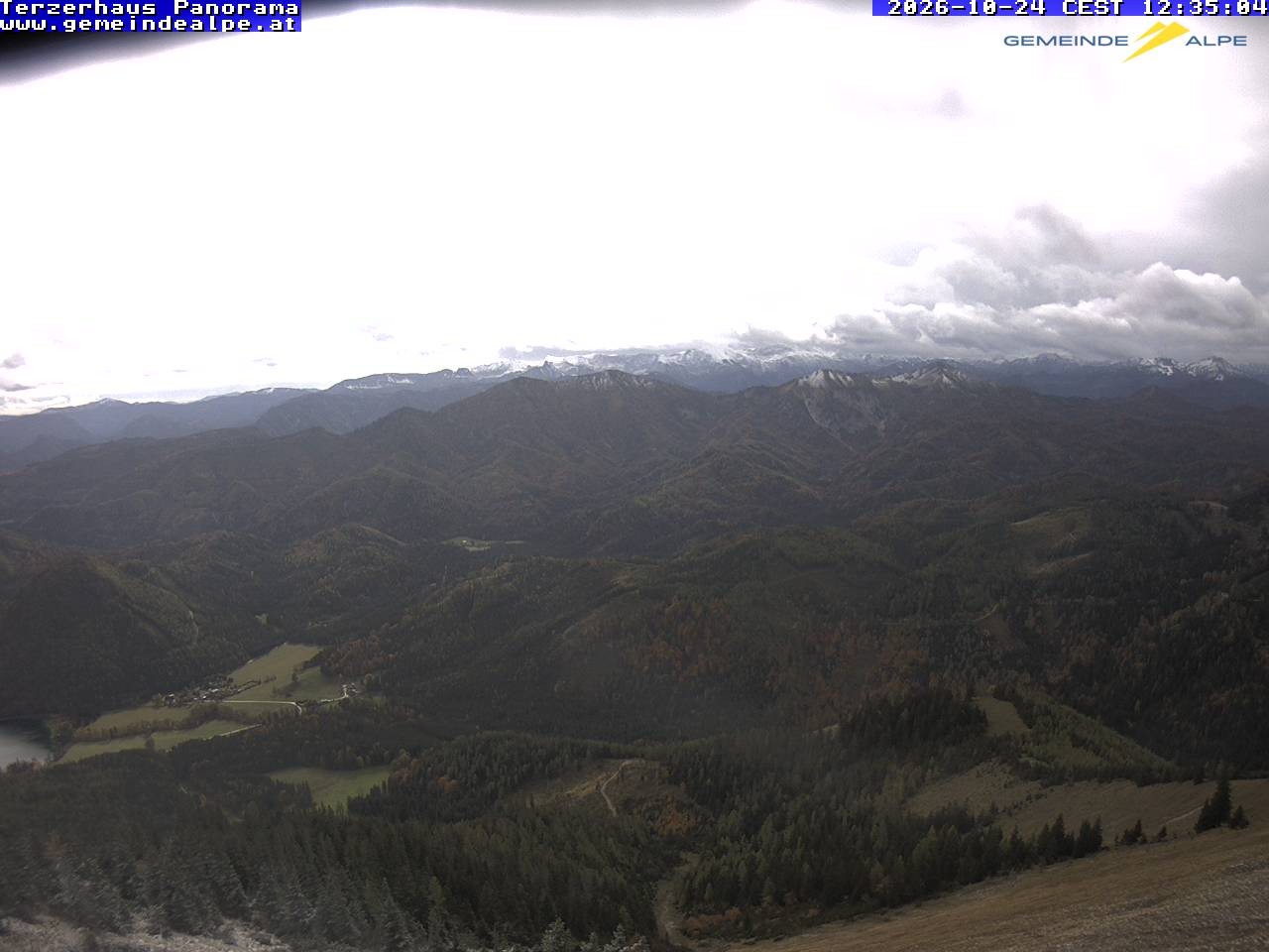 Archiv Foto Webcam Gemeindealpe Mitterbach Panorama Terzerhaus