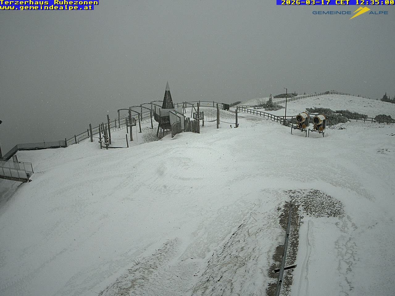 Archiv Foto Webcam Gemeindealpe Mitterbach Spielplatz / Terzerhaus