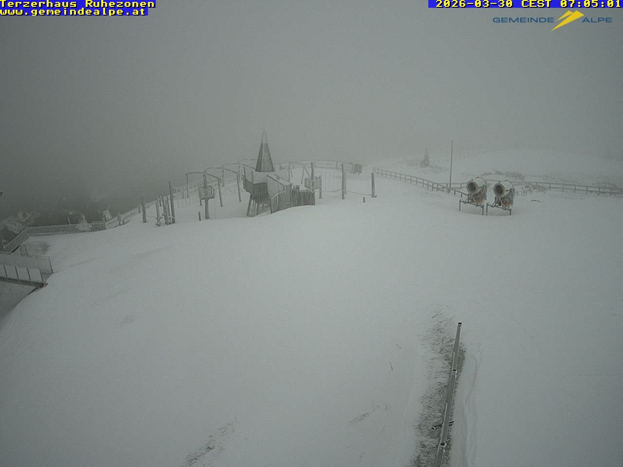 Archiv Foto Webcam Gemeindealpe Mitterbach Spielplatz / Terzerhaus