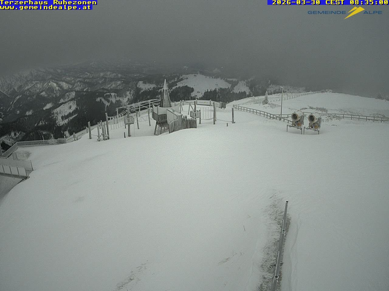 Archiv Foto Webcam Gemeindealpe Mitterbach Spielplatz / Terzerhaus