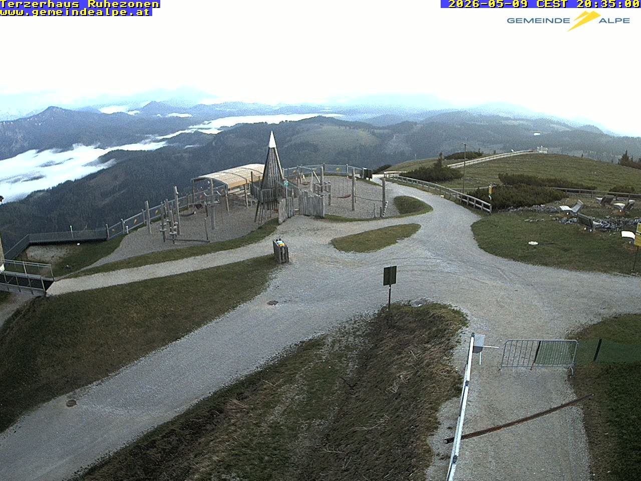 Archiv Foto Webcam Gemeindealpe Mitterbach Spielplatz / Terzerhaus