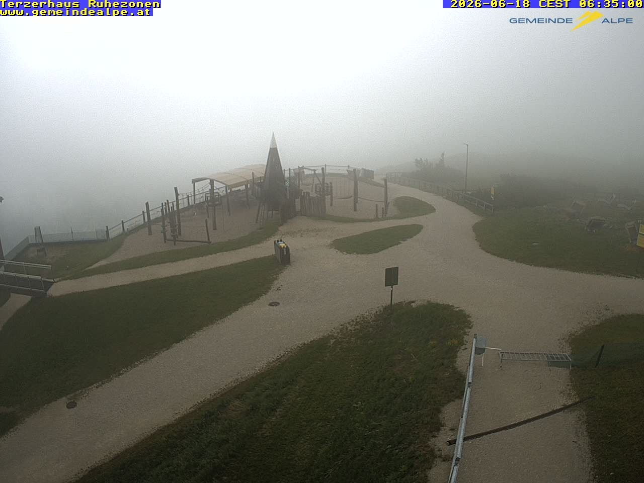 Archived image Webcam Terzerhaus Playground Gemeindealpe Mitterbach