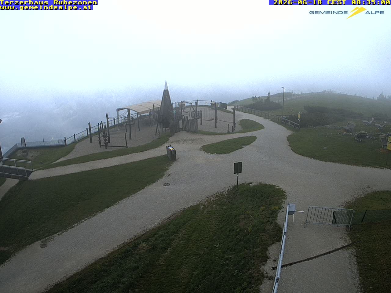 Archiv Foto Webcam Gemeindealpe Mitterbach Spielplatz / Terzerhaus
