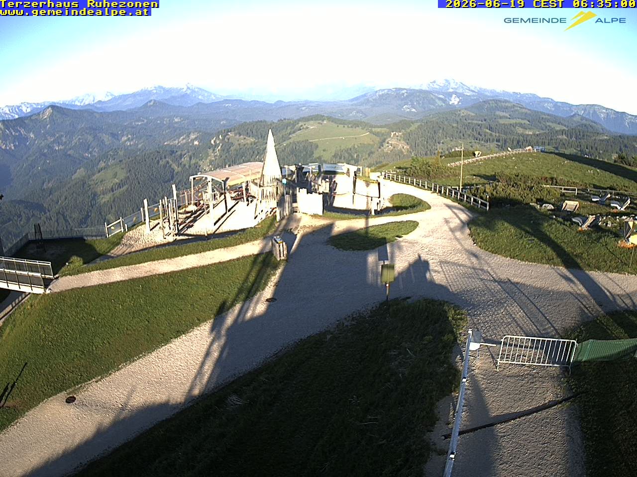 Archiv Foto Webcam Gemeindealpe Mitterbach Spielplatz / Terzerhaus