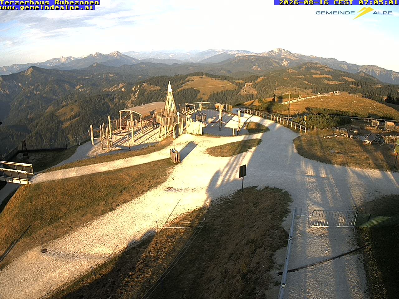 Archiv Foto Webcam Gemeindealpe Mitterbach Spielplatz / Terzerhaus