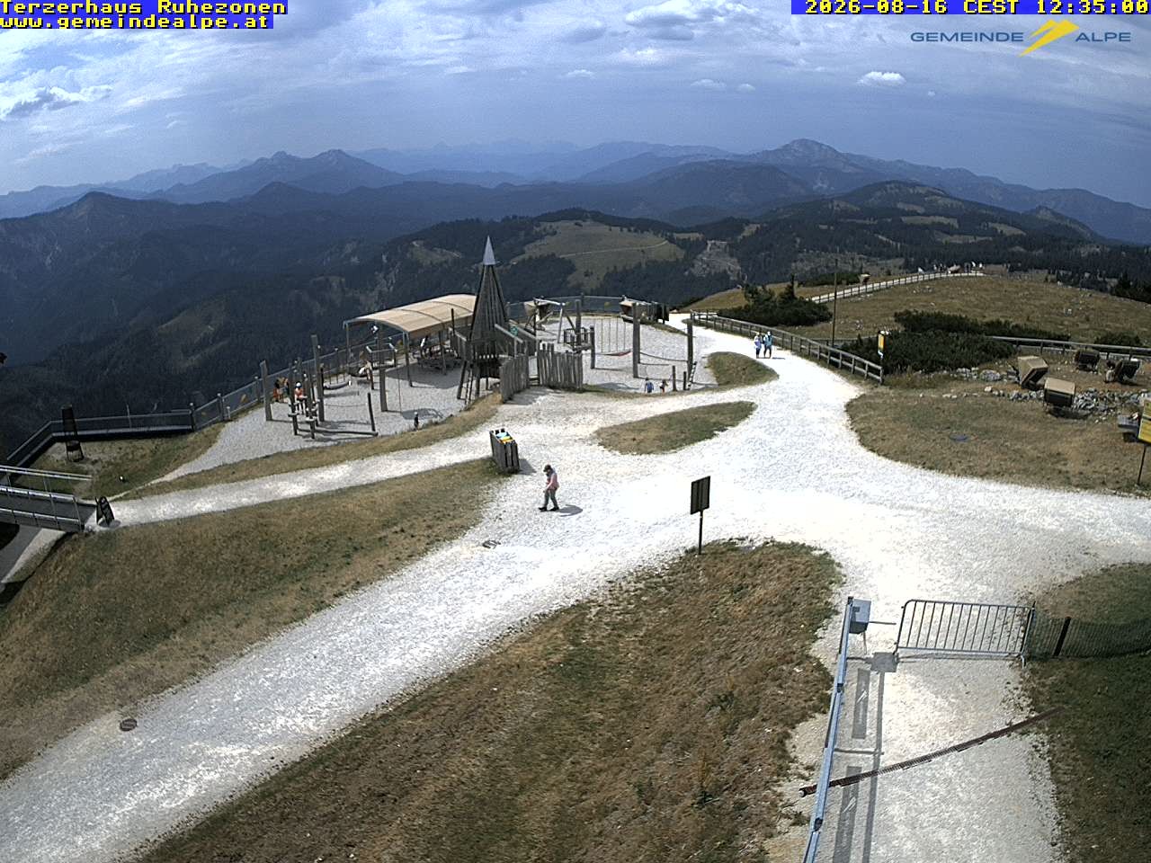 Archiv Foto Webcam Gemeindealpe Mitterbach Spielplatz / Terzerhaus