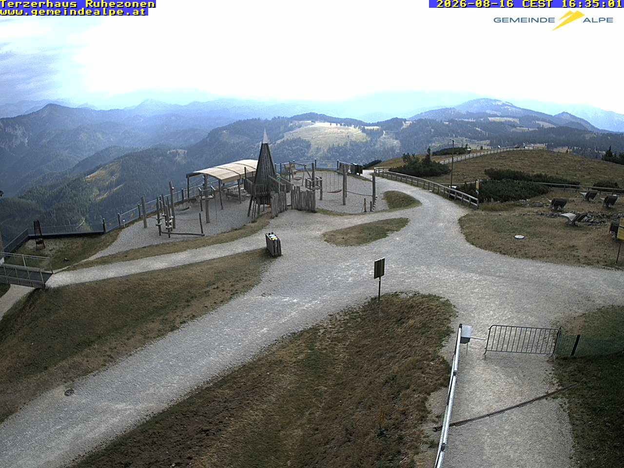 Archiv Foto Webcam Gemeindealpe Mitterbach Spielplatz / Terzerhaus
