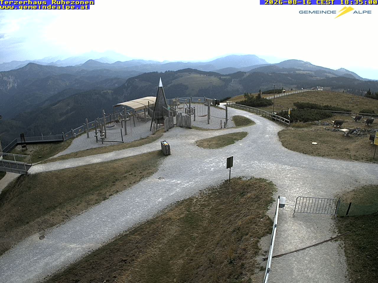 Archiv Foto Webcam Gemeindealpe Mitterbach Spielplatz / Terzerhaus