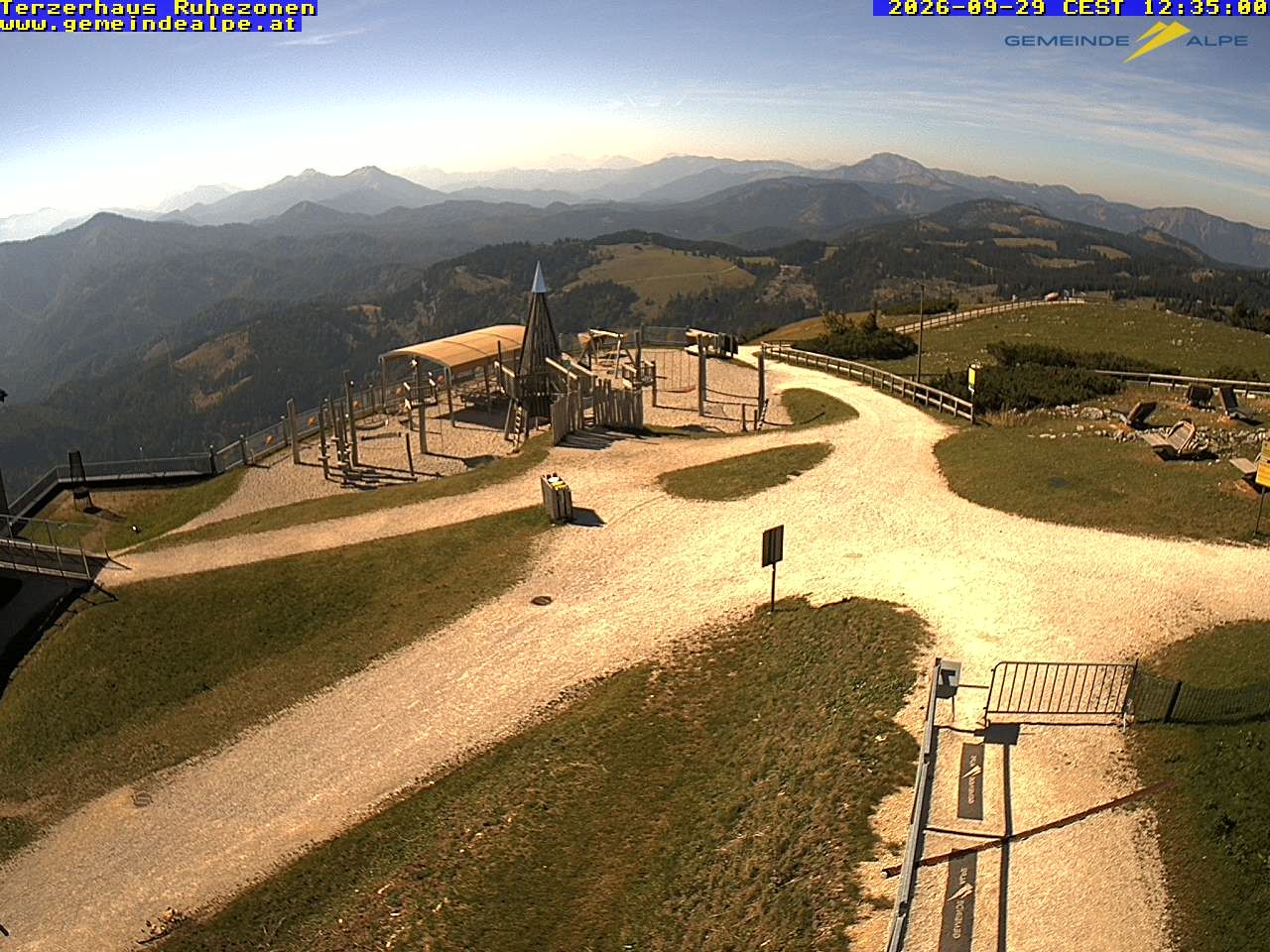 Archiv Foto Webcam Gemeindealpe Mitterbach Spielplatz / Terzerhaus