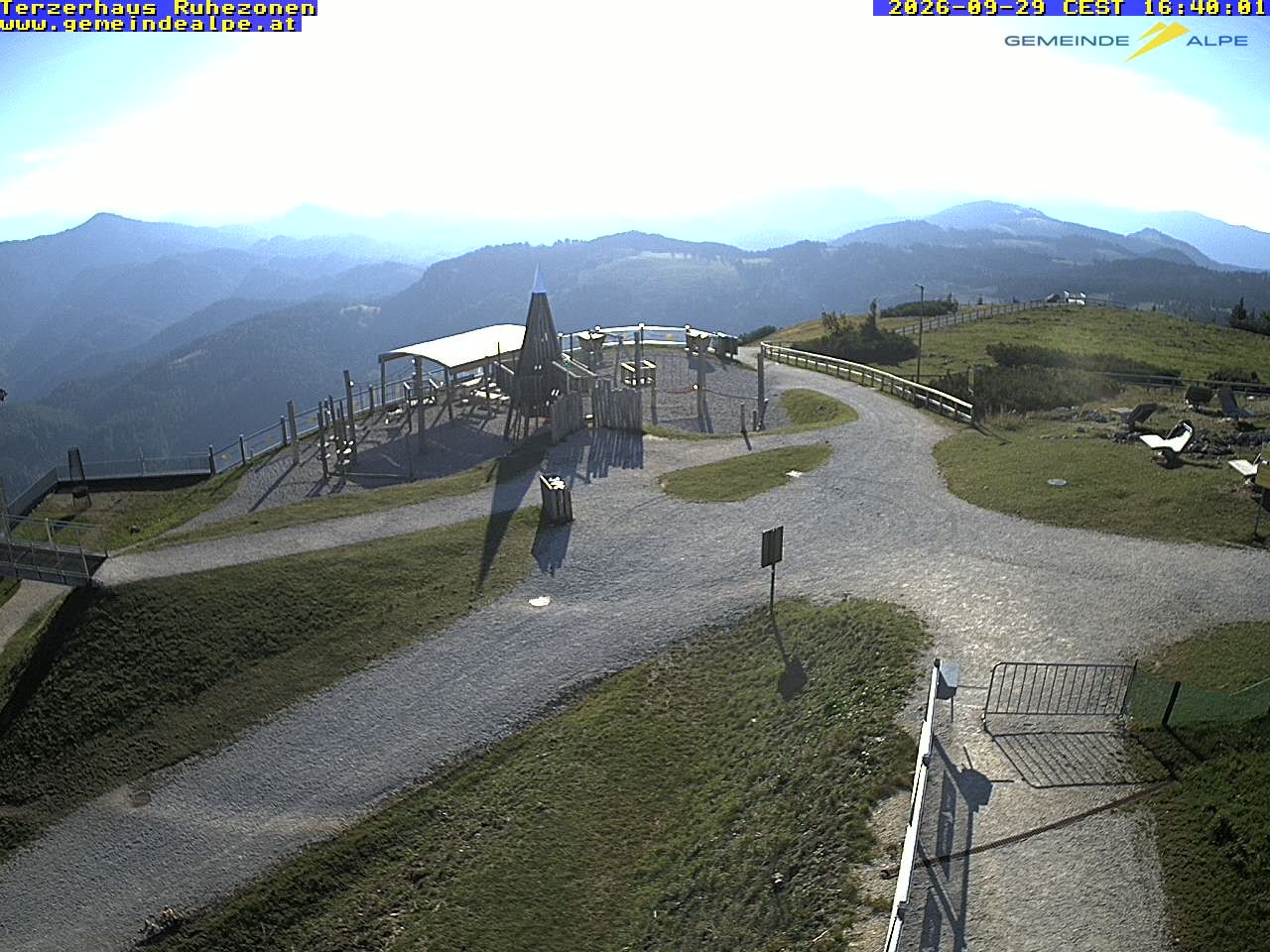 Archiv Foto Webcam Gemeindealpe Mitterbach Spielplatz / Terzerhaus