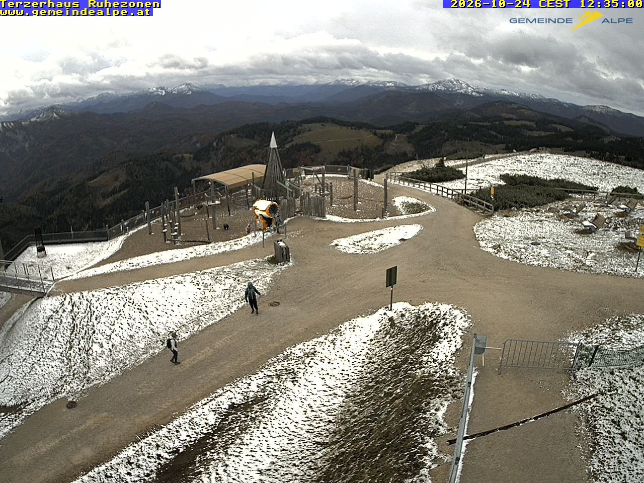 Archiv Foto Webcam Gemeindealpe Mitterbach Spielplatz / Terzerhaus