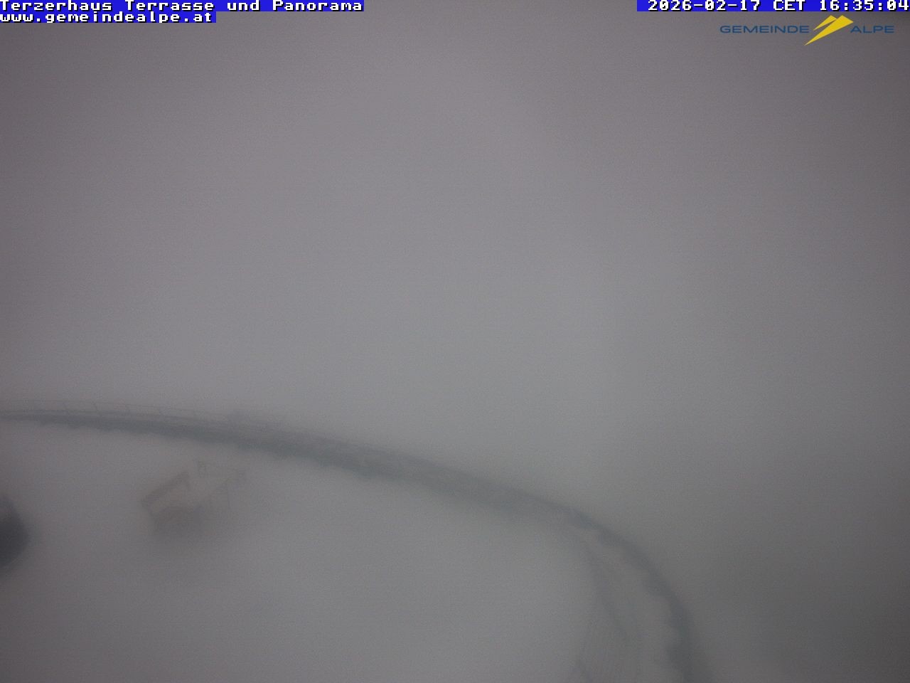 Archiv Foto Webcam Panoramablick Terzerhaus Terrasse Gemeindealpe Mitterbach