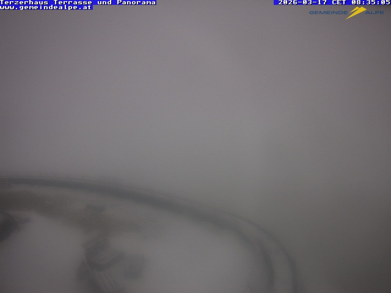 Archiv Foto Webcam Panoramablick Terzerhaus Terrasse Gemeindealpe Mitterbach