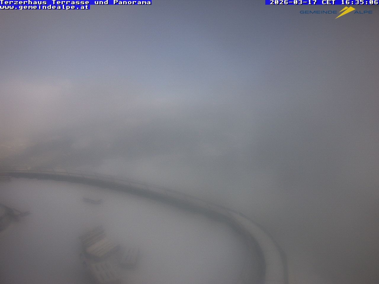 Archiv Foto Webcam Panoramablick Terzerhaus Terrasse Gemeindealpe Mitterbach
