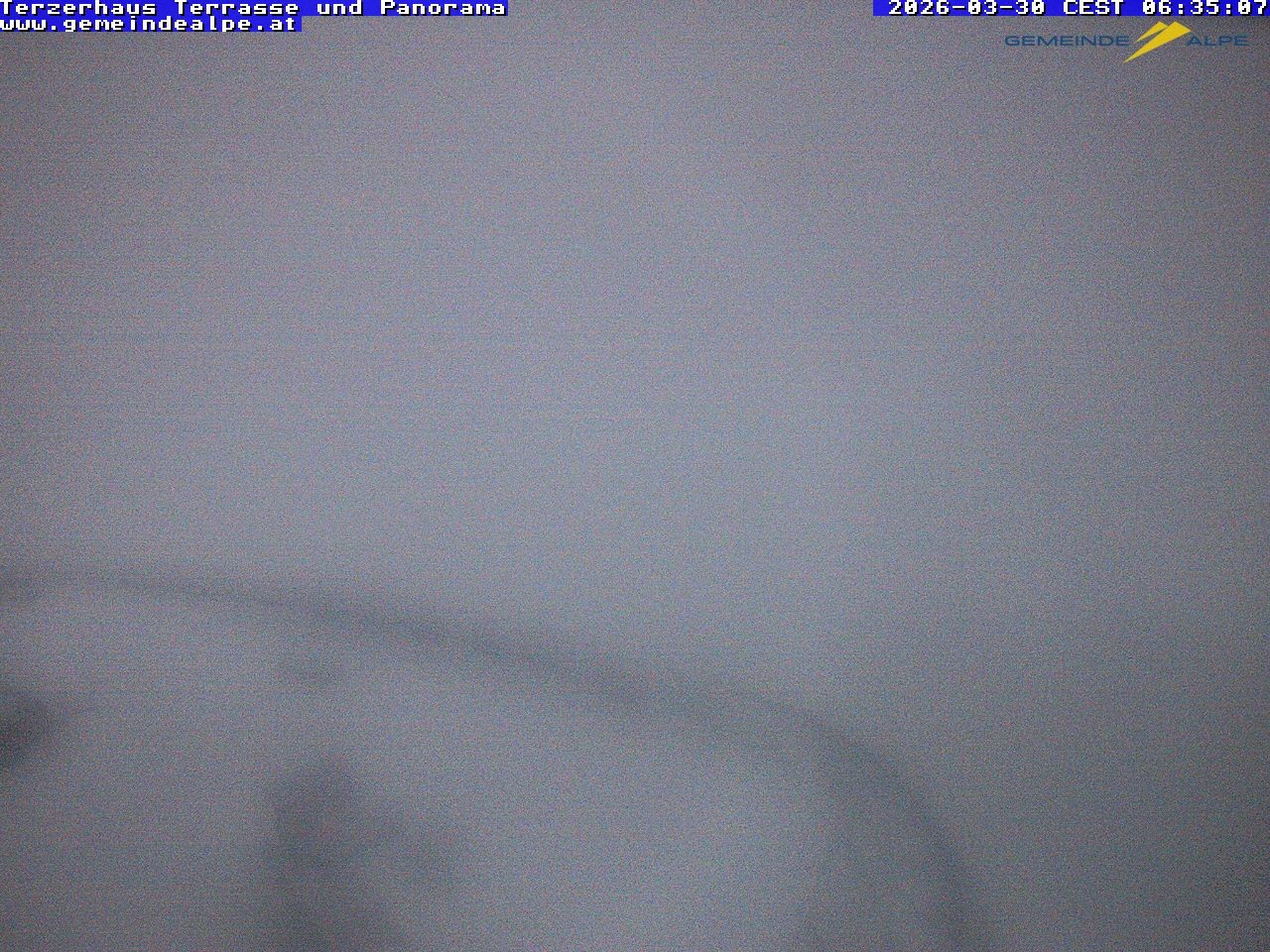 Archiv Foto Webcam Panoramablick Terzerhaus Terrasse Gemeindealpe Mitterbach