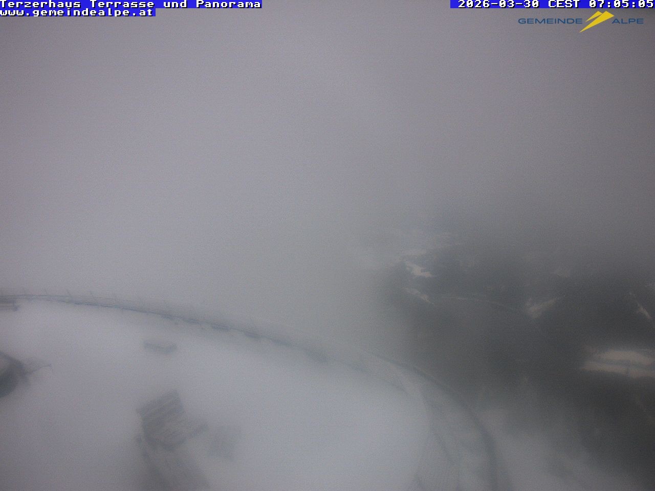 Archiv Foto Webcam Panoramablick Terzerhaus Terrasse Gemeindealpe Mitterbach